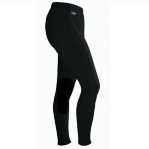 irideon dark purple, horseback riding tights with suede patches. Medium